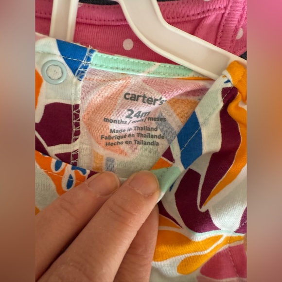 Carters Toddler Girls 24 Month Tank Top and Bloomer Bundle Floral Gauze Summer - Picture 4 of 10